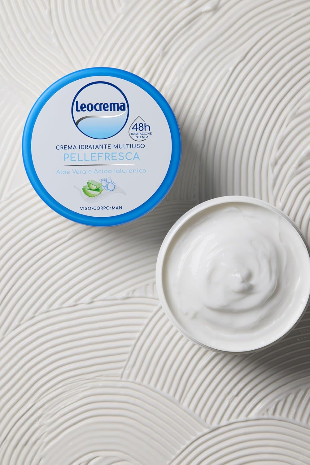 - Crema Multiuso Pellefresca, Con Aloe E Acido Ialuronico, Ottima per Tutta La Famiglia, 48 Ore Di Idratazione Intensa, 300Ml