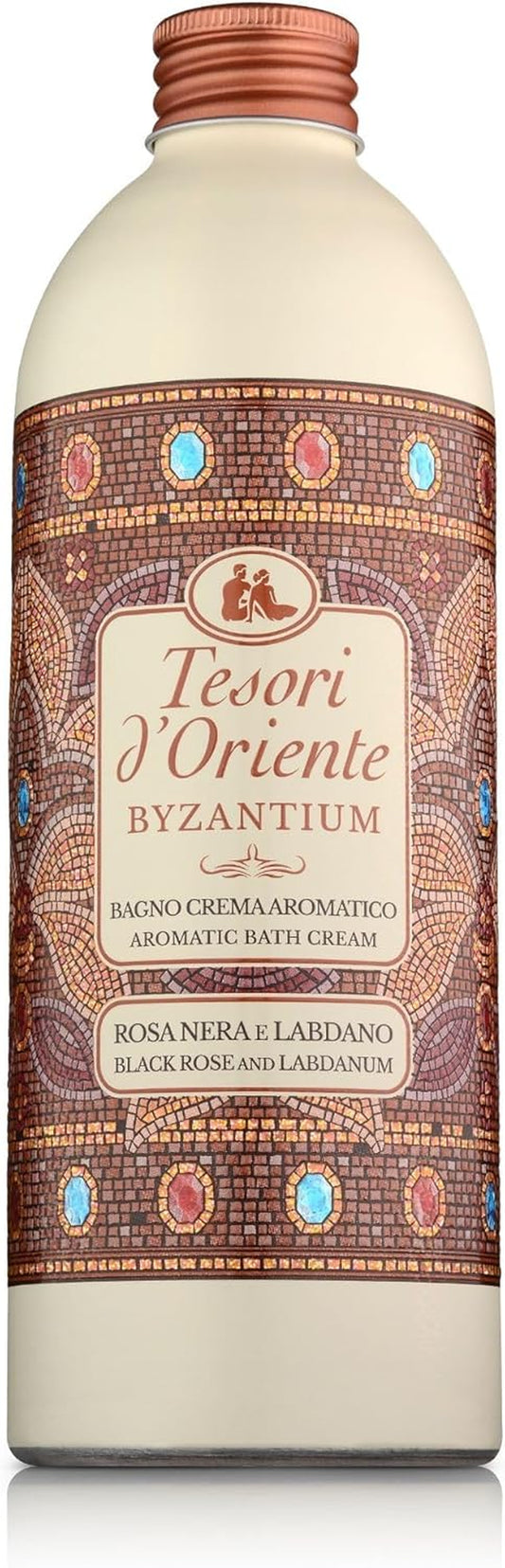 - Bagno Crema Byzantium, Bagnoschiuma Dalle Note Di Rosa Nera E Labdano, Deterge La Pelle E Dona Nutrizione E Idratazione, 500Ml