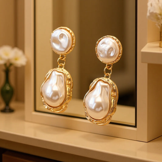 Baroque Pearl Earrings
