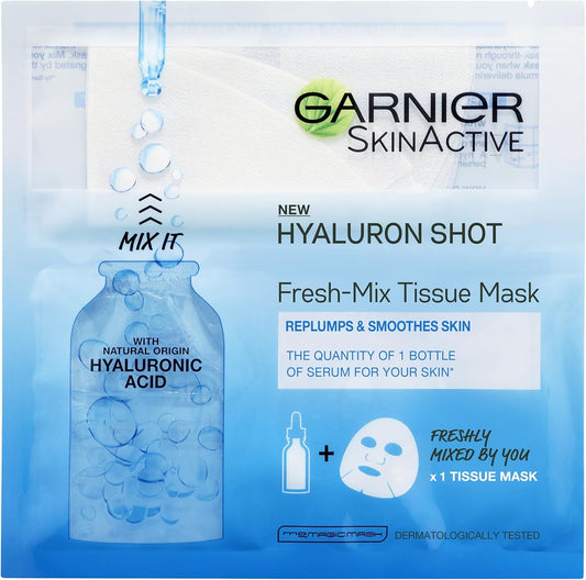 Fresh Mix - Maschera per Tessuto Rigenerante Con Acido Ialuronico, 33 G