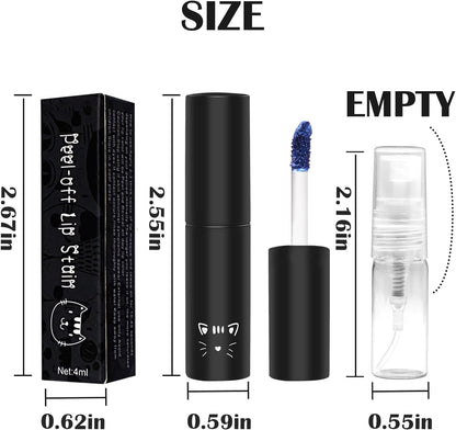 Macchia per Labbra, Macchia per Labbra Staccabile, Lucidalabbra, Antiaderente per Labbra, Trucco per Donne E Ragazze # Arancione