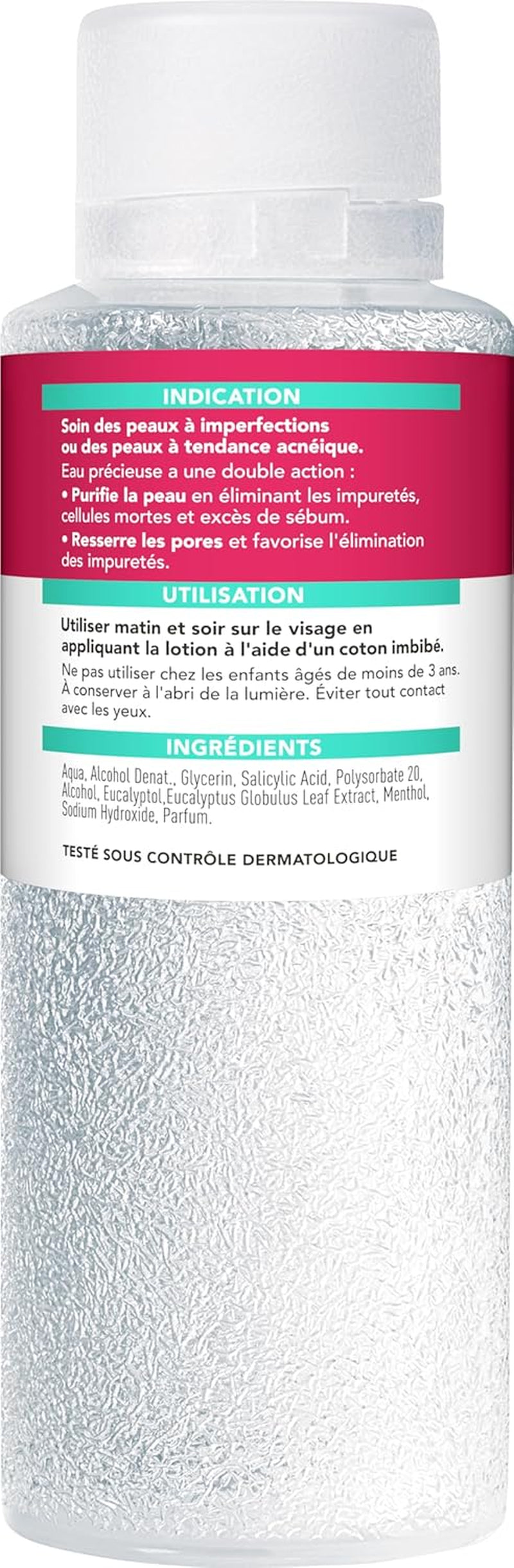 - Lozione Purificante Clearskin - Pulisce E Purifica La Pelle - Stringe I Pori - Elimina Le Impurità - Cura per La Pelle Con Tendenza Acneica - 375 Ml