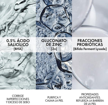 Phytosolution, Gel Detergente Purificante, per Pelli a Tendenza Acneica, Azione Anti-Imperfezioni, Pelle Levigata, Con Acido Salicilico, Bifidus Probiotico, Rame E Zinco, 400 Ml