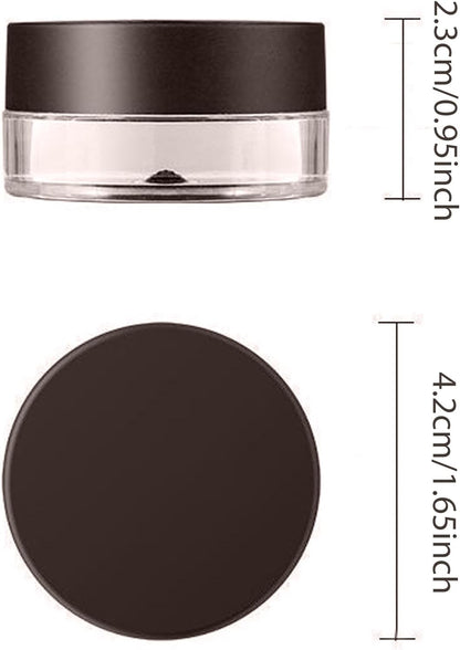 Gel Eyeliner, Gel Eyeliner in Crema a Lunga Durata Impermeabile, Pigmenti Ad Alta Intensità Trucco per Eyeliner a Prova Di Sbavature, Eyeliner Waterproof Con Pennelli Eyeliner Marrone