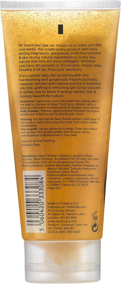 Spa Scrub Corpo Con Pomice Naturale E Oli Essenziali, Vegano E Senza Sperimentazione Su Animali, 200 Ml