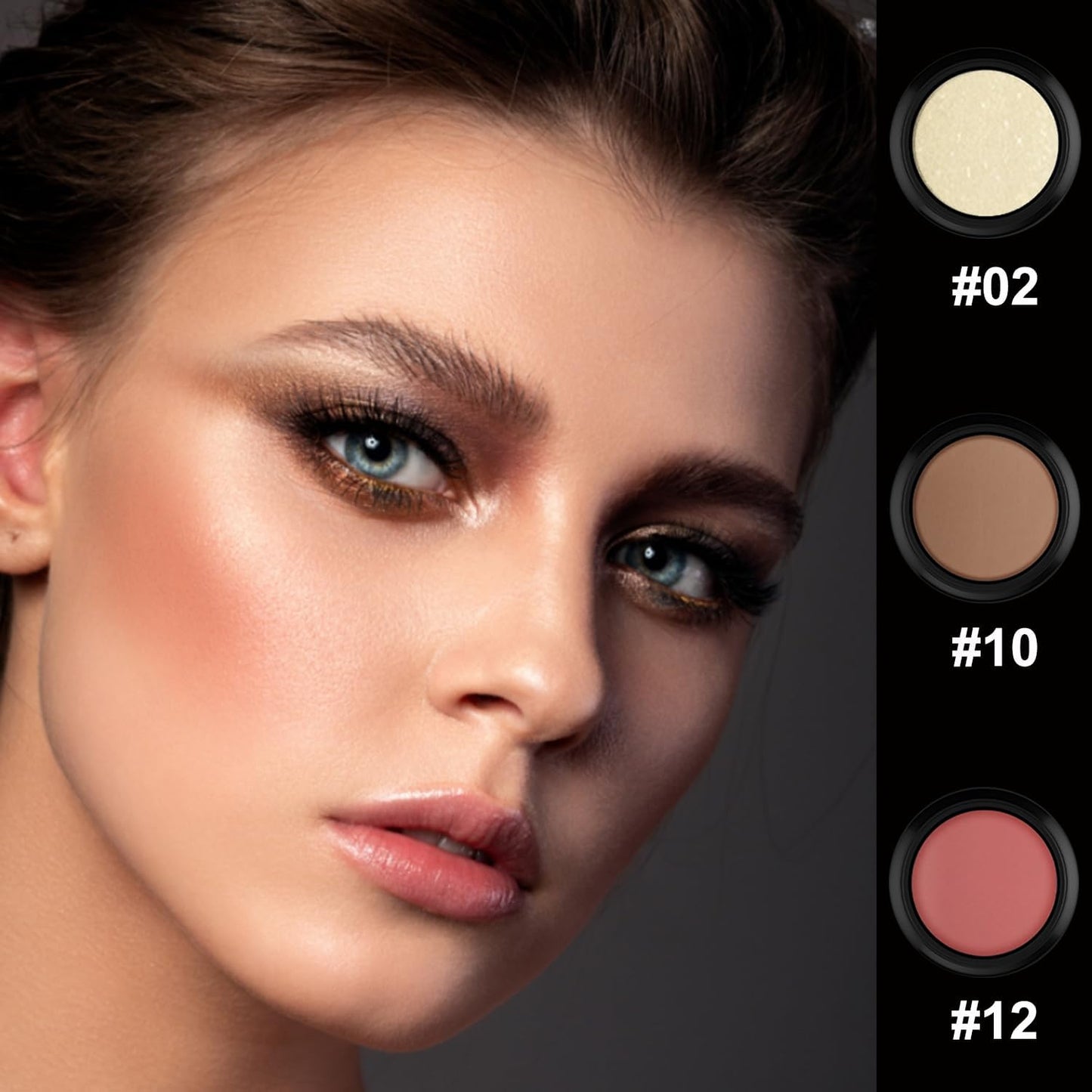 PHOERA - Set Di 3 Fondotinta, Colori Con Stick Evidenziatore, Bastone Fard E Contorno Bronzo (105+ Medium Contour/Sand+#04,#07,#14, 130 G (Confezione Da 1))