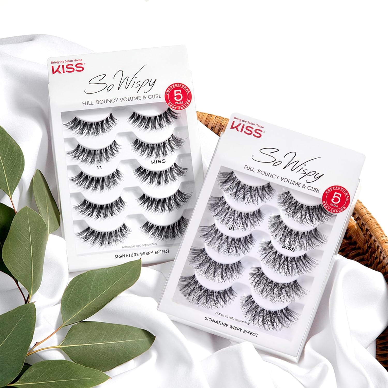 05 Premium Eyelashes, 5 Pair