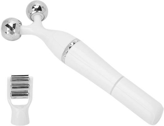 3 in 1, Rullo Di Massaggio per Il Viso, Rullo Di Massaggio Viso 3D, Massaggiatore per Il Viso Viso Di Sollevamento, Rullo Di Bellezza Elettrico per Il Viso, Rullo Di Massaggio Antirughe per Il Viso,