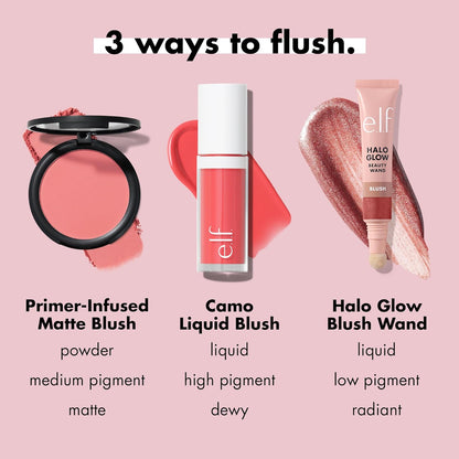 Primer-Infused Blush, per Un Make-Up a Lunga Tenuta Che Aderisce Alla Pelle, Sensazione Leggera E Coprenza Media, Prodotto Vegano E Non Testato Sugli Animali, Always Vibrant