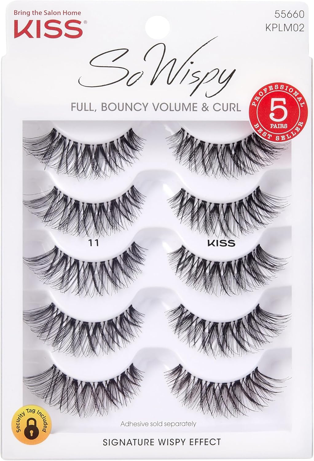05 Premium Eyelashes, 5 Pair