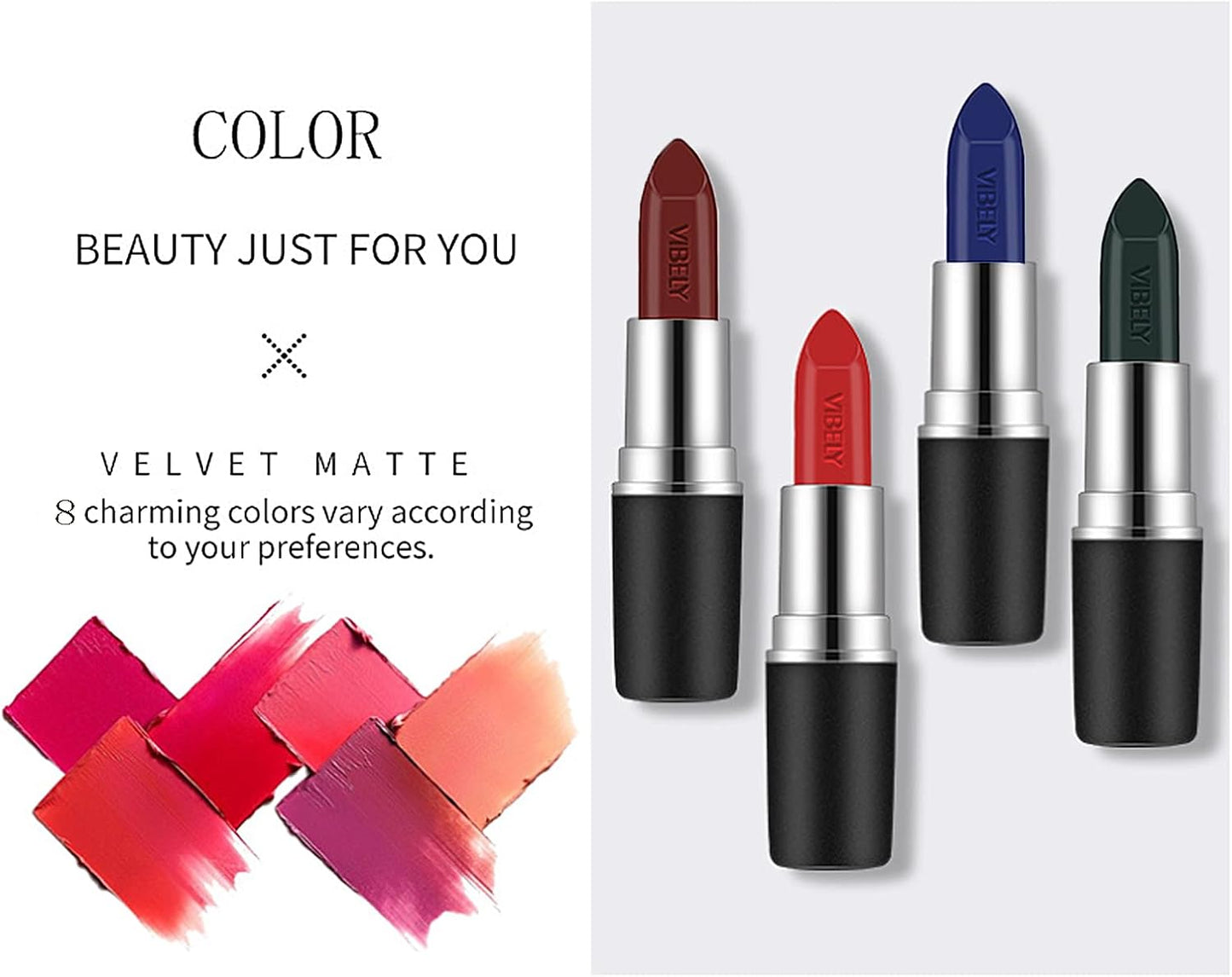 Rosso a Labbra Glossy La Baume Facile Da Porter Lipstick, Mat Lunga Tenue Waterproof, Labbro Hyper Pigmentés Regalo Donna