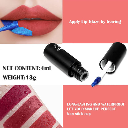 Macchia per Labbra, Macchia per Labbra Staccabile, Lucidalabbra, Antiaderente per Labbra, Trucco per Donne E Ragazze # Arancione