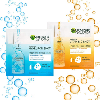 Fresh Mix - Maschera per Tessuto Rigenerante Con Acido Ialuronico, 33 G