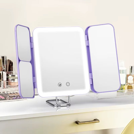 SEJOY Makeup Mirror LED Lights Adjustable, Rechargeable,For Dorm Dressing Fill Light Smart Complementary Makeup Mirror