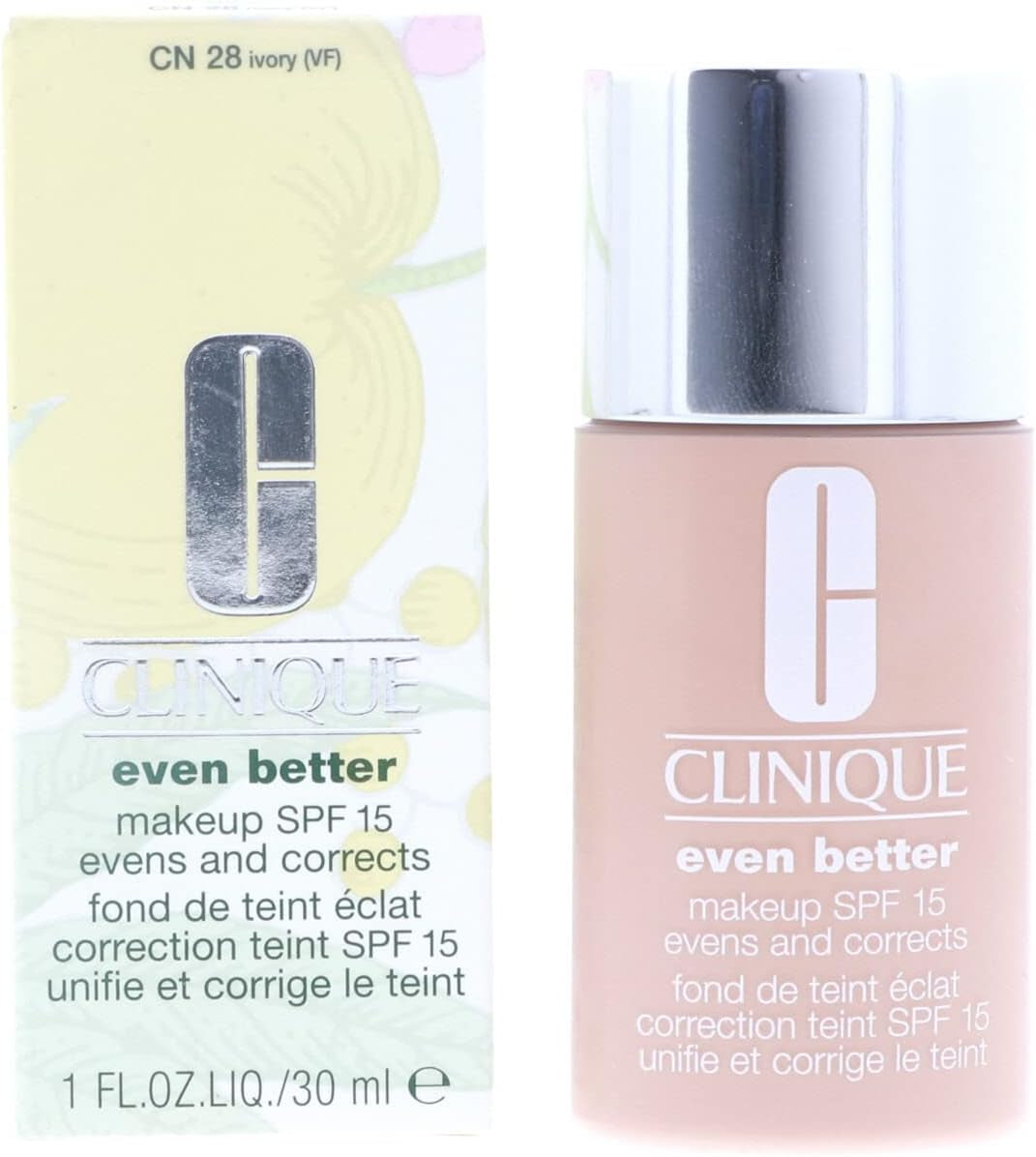 Even Better Makeup Broad Spectrum SPF 15, Fondotinta Liquido, CN 28 Ivory, 30 Ml