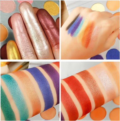 Palette Ombretti Opaco Cosmetics,  Matte Eyeshadow Palette 35 Colori,Professionali Nude Trucco Occhi Eye Shadow Beauty Makeup,Shimmer Ombretto Opaco Naturale Brillanti Pigmentazione Polvere