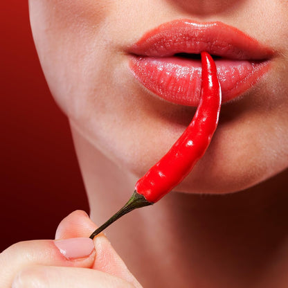 , Olio Labbra Volumizzante Sweet Chilli, Effetto Lucido, Contiene Vitamina E, Rosso, 4Ml