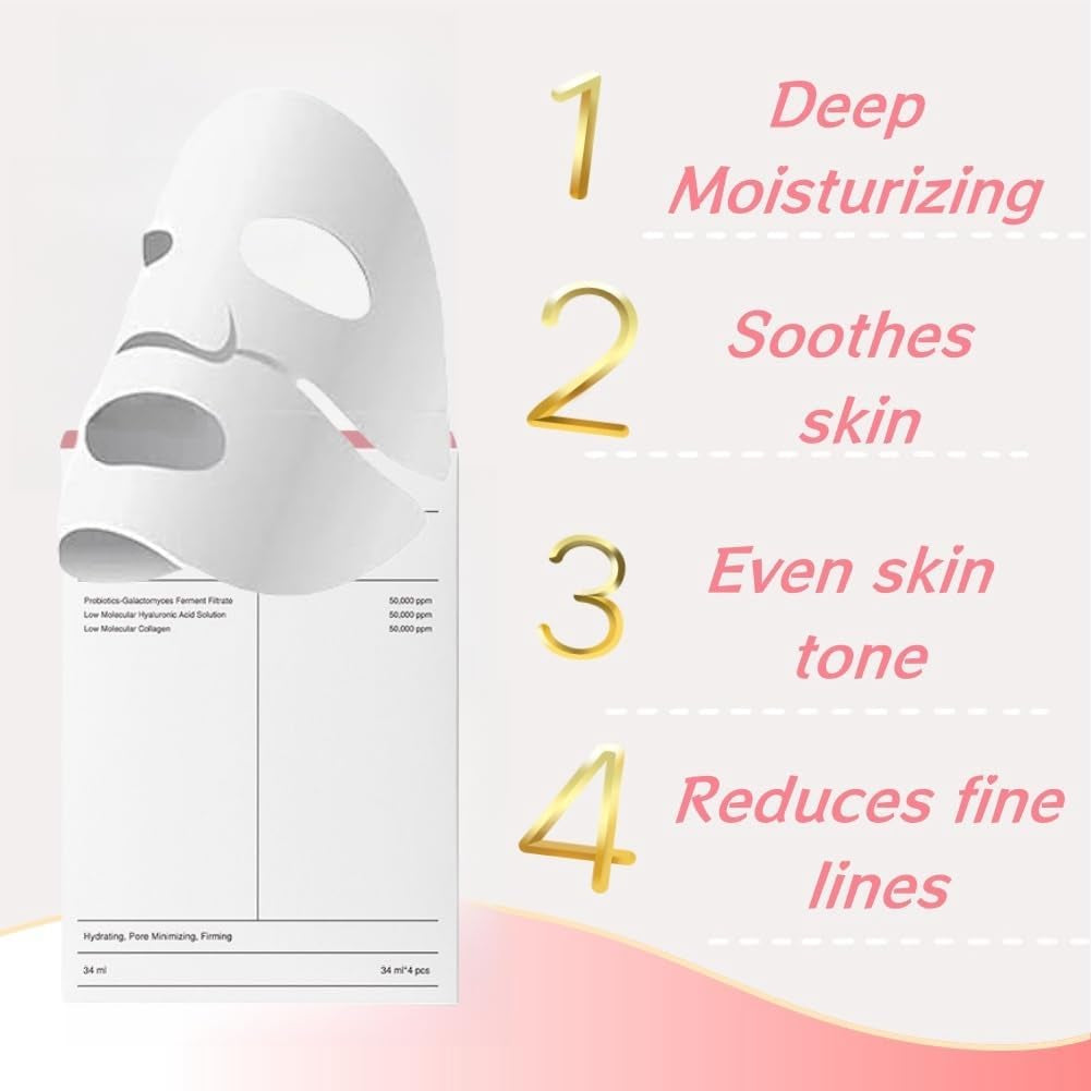 Bio Collagen Overnight Face Mask,5Pcs Bio Collagen Mask Overnight,Bio-Collagene Maschera,Maschera Viso Bio-Collagene,Bio-Collagen Real Deep Mask,Face Mask Overnight