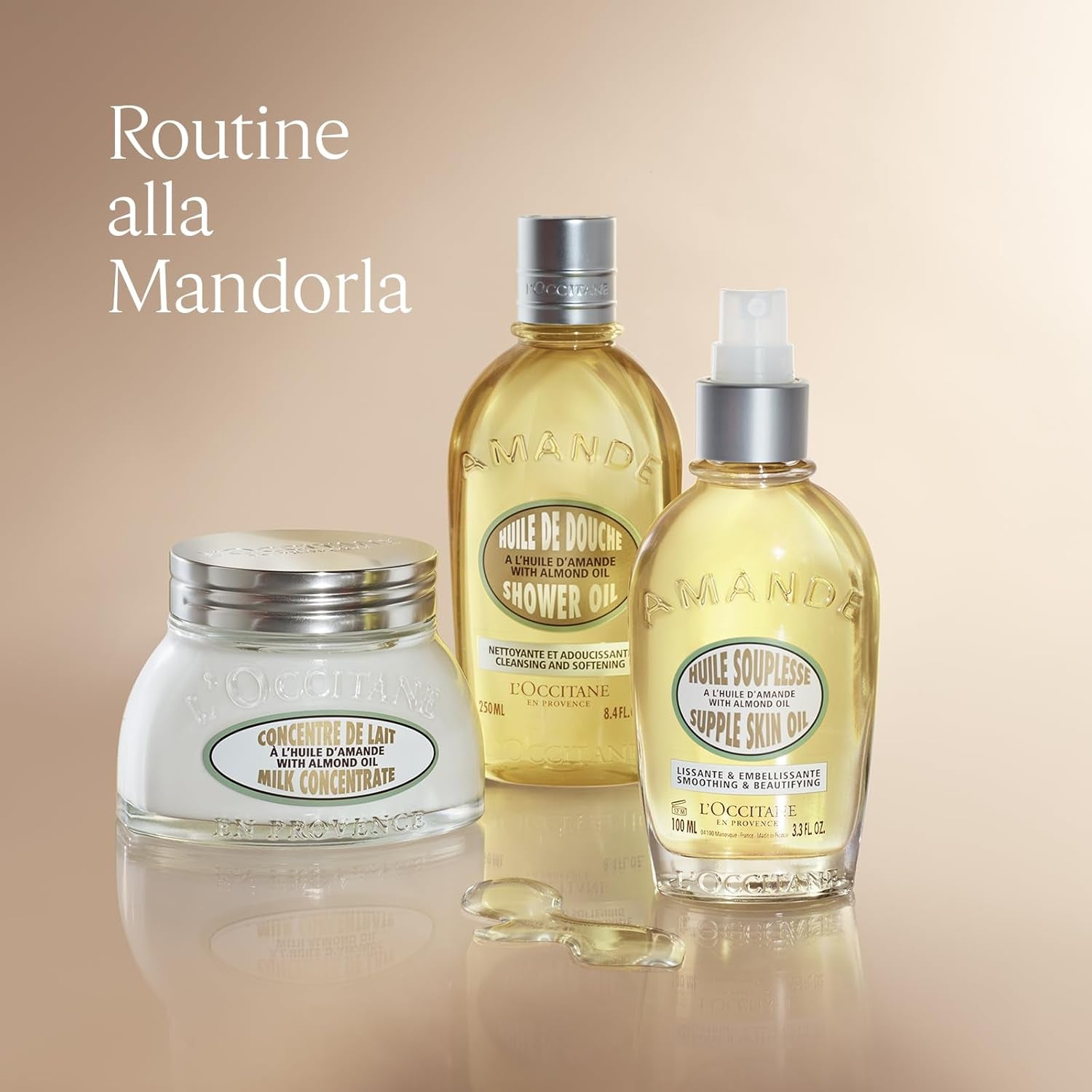 L'OCCITANE - Olio Elasticità Alla Mandorla - 100 Ml - Made in France
