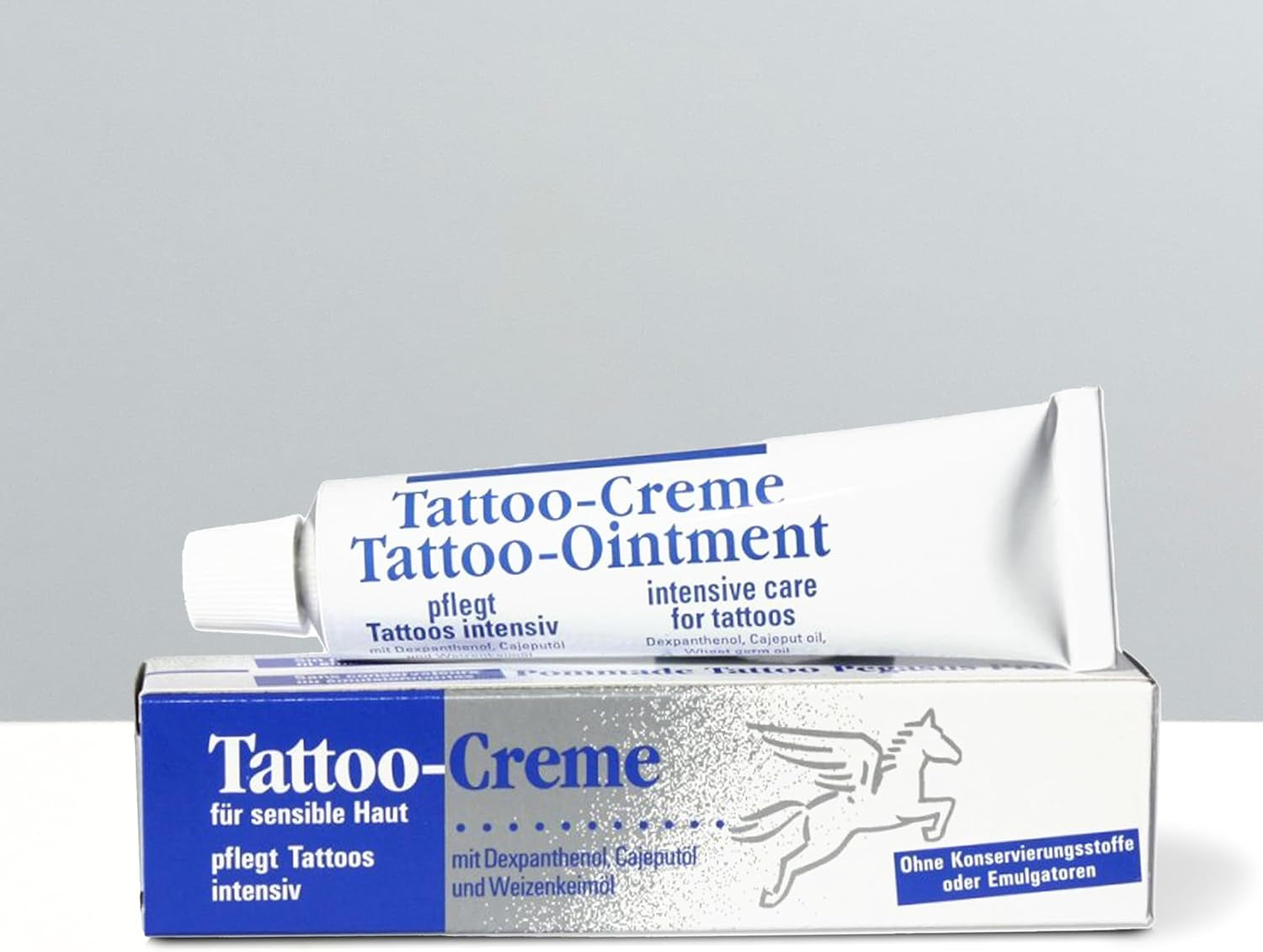 2 X Crema per Tatuaggi, 25 Ml Con Olio Di Cajeput