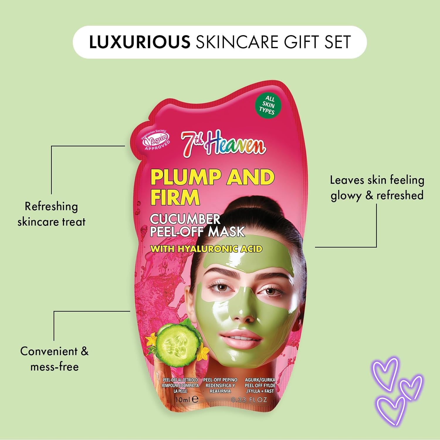 Bumper Box Gesichtsmask Geschenkset - Tenda Singola 25 Verwöhnende Peel-Off Und Mud Maschera Gesicht | Ideal Für Alle Hauttypen