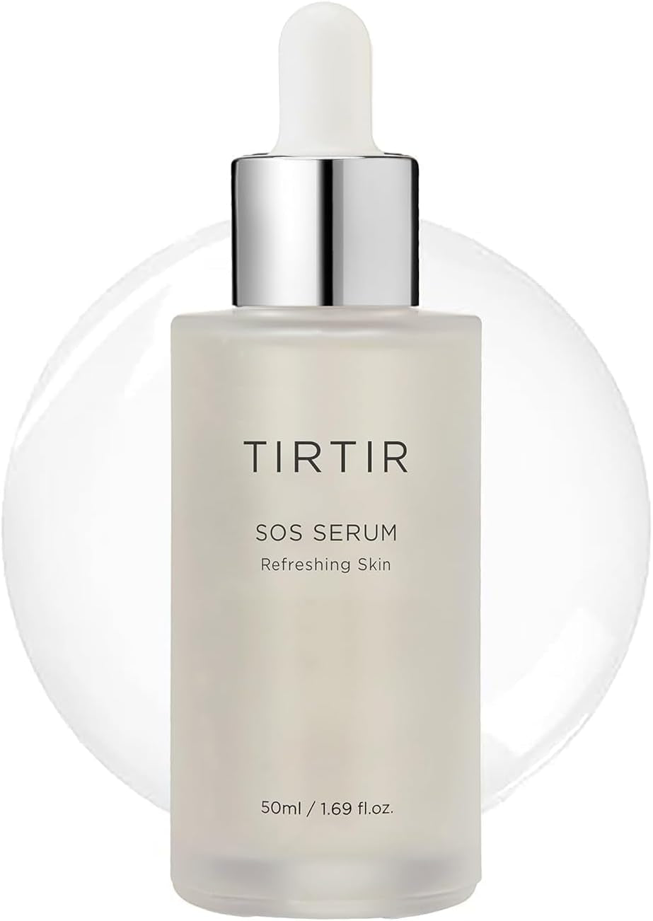 Sos Serum Radiant Glow Boosting, Siero per Il Viso Rimpolpante, Antietà, Idratante, Visibilmente Liscia E Luminosa, Senza Profumo per Tutti I Tipi Di Pelle 1,69 Fl.Oz.