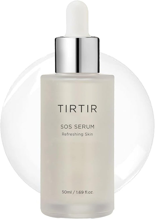 Sos Serum Radiant Glow Boosting, Siero per Il Viso Rimpolpante, Antietà, Idratante, Visibilmente Liscia E Luminosa, Senza Profumo per Tutti I Tipi Di Pelle 1,69 Fl.Oz.