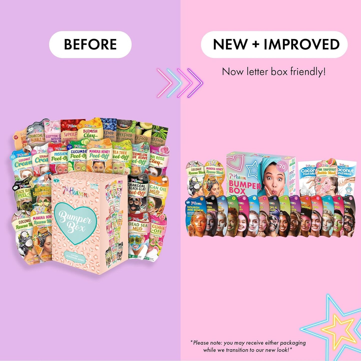 Bumper Box Gesichtsmask Geschenkset - Tenda Singola 25 Verwöhnende Peel-Off Und Mud Maschera Gesicht | Ideal Für Alle Hauttypen