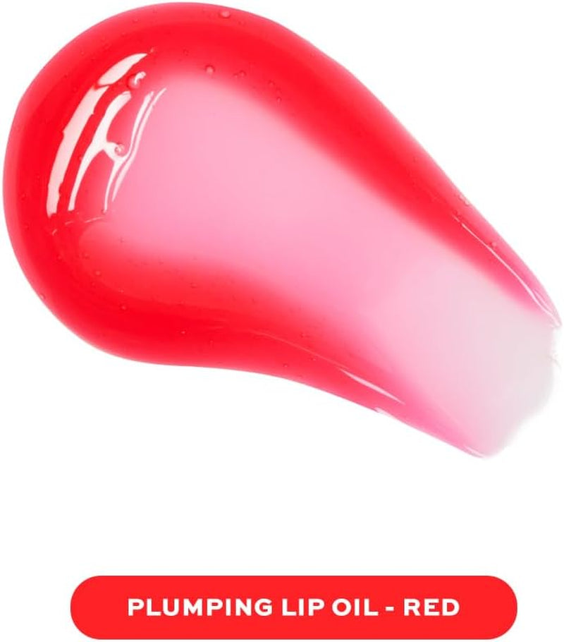 , Olio Labbra Volumizzante Sweet Chilli, Effetto Lucido, Contiene Vitamina E, Rosso, 4Ml