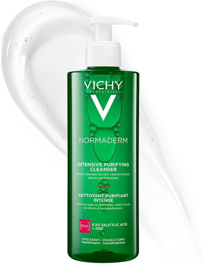 Phytosolution, Gel Detergente Purificante, per Pelli a Tendenza Acneica, Azione Anti-Imperfezioni, Pelle Levigata, Con Acido Salicilico, Bifidus Probiotico, Rame E Zinco, 400 Ml