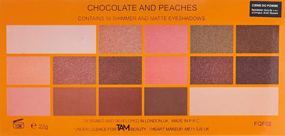 , Palette Di Ombretti I Heart Makeup, Chocolate and Peaches
